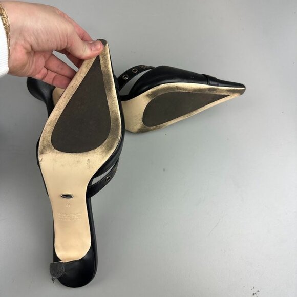 Tony Bianco Savoir Mule in Black Nappa - Picture 7 of 8